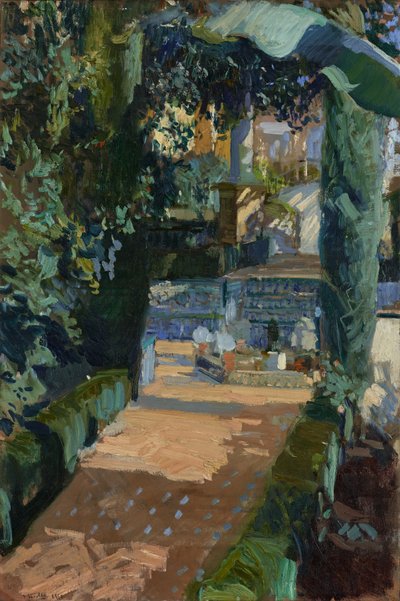 Court of the Dances, Alcázar, Sevilla by Joaquín Sorolla